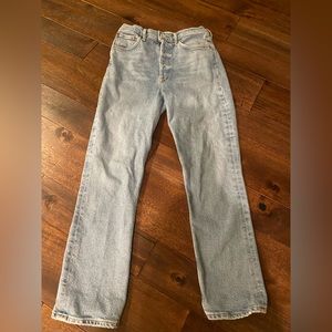 Agolde Riley Jeans, High Waist Ankle Cut, Size 27! Only worn a few times!